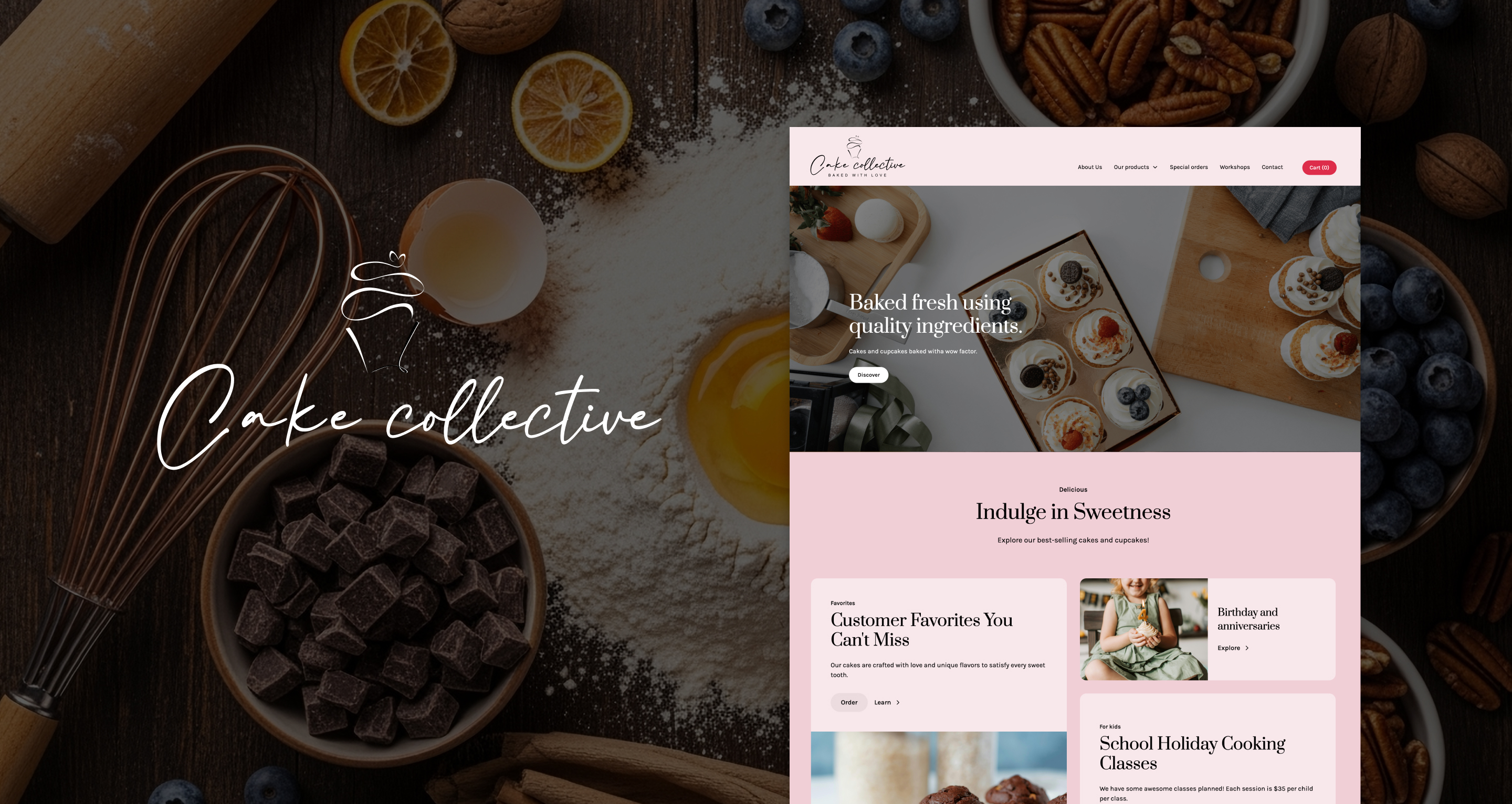 Cake Collective redesign
